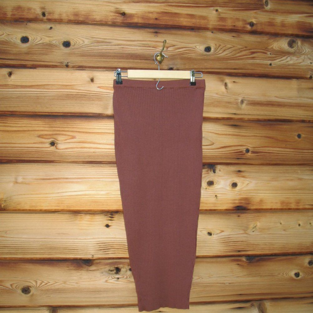 Naked Wardrobe Ribbed Body Con Midi Skirt - Picture 5 of 8